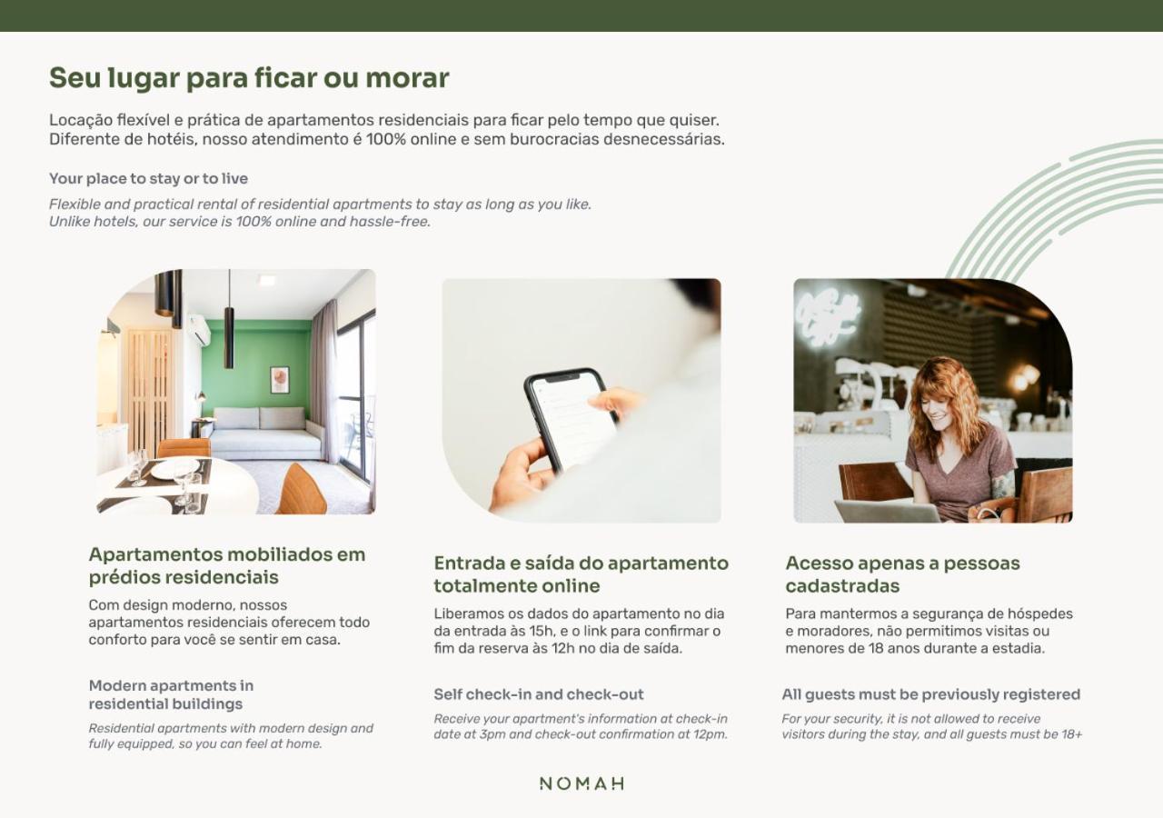 Nomah - Aptos Por Temporada Na Liberdade Apartman São Paulo Kültér fotó